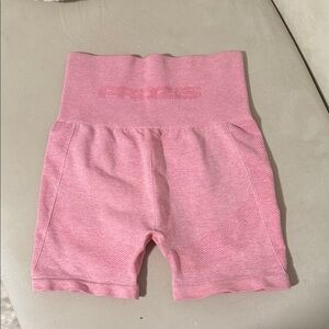 Prozis Pink High-Waist Seamless Kids Bike Shorts